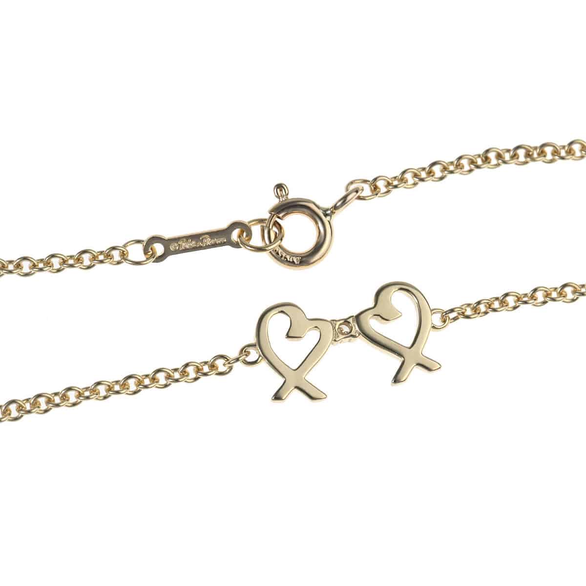 63062383 パロマ・ピカソ ダブルラビングハート ブレスレット(S) 中古