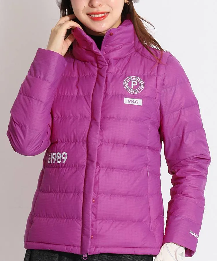 パーリーゲイツ ピンク ダウンジャケット サイズ0 パーリーゲイツ