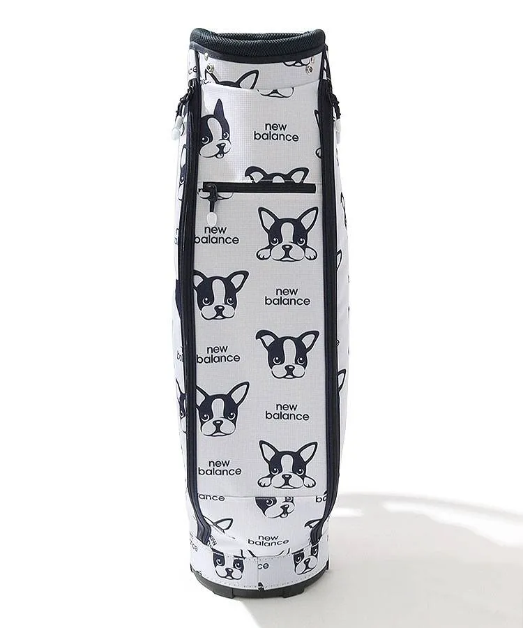NEW BALANCE キャディバッグ ボストンテリア レディース 犬柄 NEW
