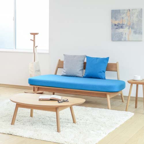 飛騨家具 HIDA 飛騨産業 Cobrina コブリナ ソファ オーク 布地 | MUKU工房