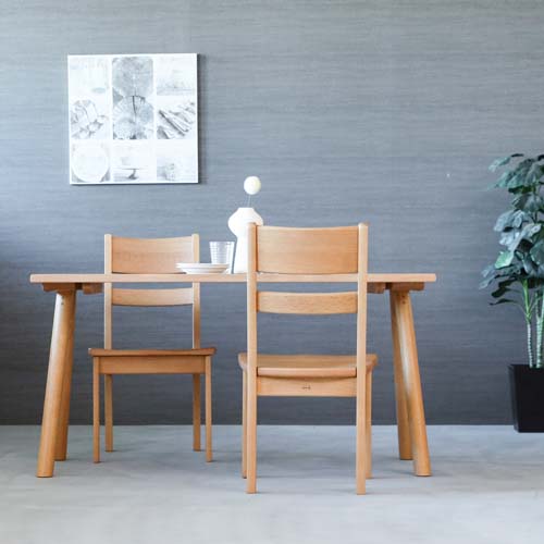 各地の名工房 Hamamoto kogei 浜本工芸 No.7400 ダイニングチェア 板座