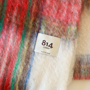 MOHAIR CHECK MUFFLER／MANTAS EZCARAY / Shop ZUTTO for the long
