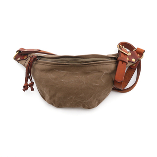 CANVAS/LEATHER ウエストバッグ SMALL／vasco（ヴァスコ）｜愛着を持っ