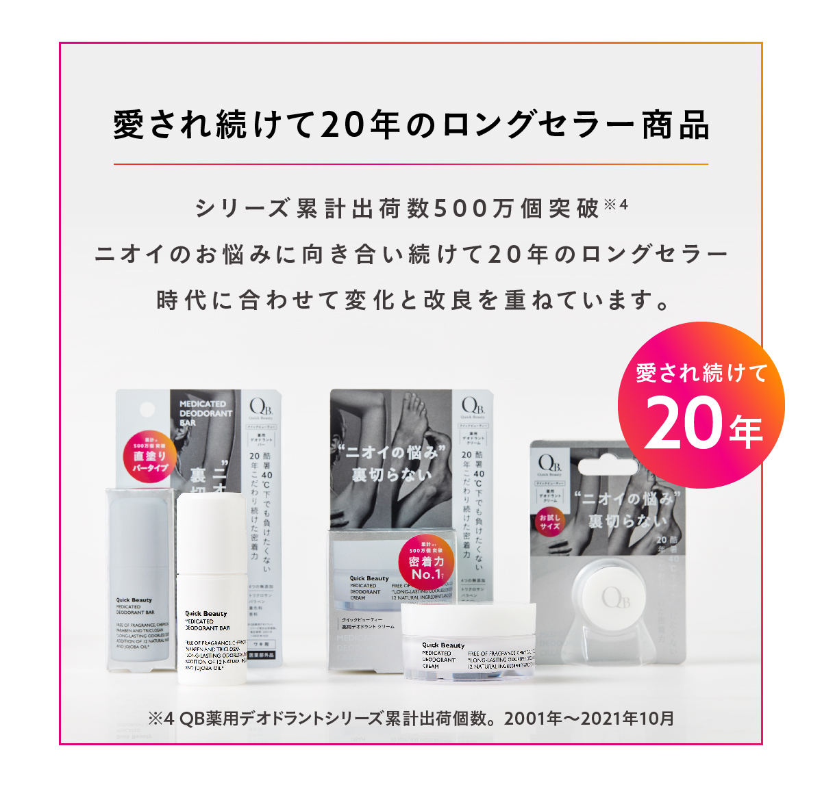 QB薬用デオドラントクリーム30g 40C 3個セット - LIBERTA ONLINE STORE