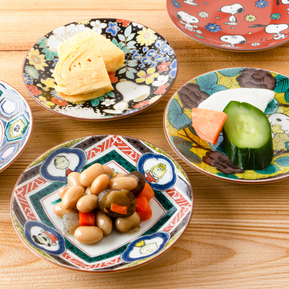 SNOOPY 茶屋 オンラインストア-SNC 九谷焼 豆皿-