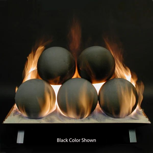 Rasmussen Alterna Vented Massive Fireplace Ball Set | Woodland Direct
