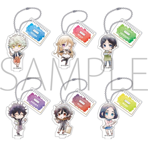 ブルーピリオド 京成電鉄 アクリルキーホルダー 缶バッジ まとめ売り