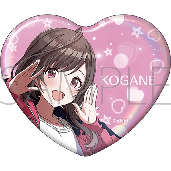 アイドルマスター シャイニーカラーズ 異次元フェス ハート形缶バッジ