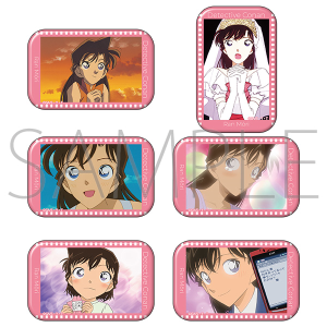 名探偵コナン スクエア缶バッジコレクション／工藤新一: キャラグッズ