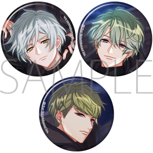 アマカノ3 スカーレット・斑鳩・ウィスタリア 缶バッジ あざらしそふと