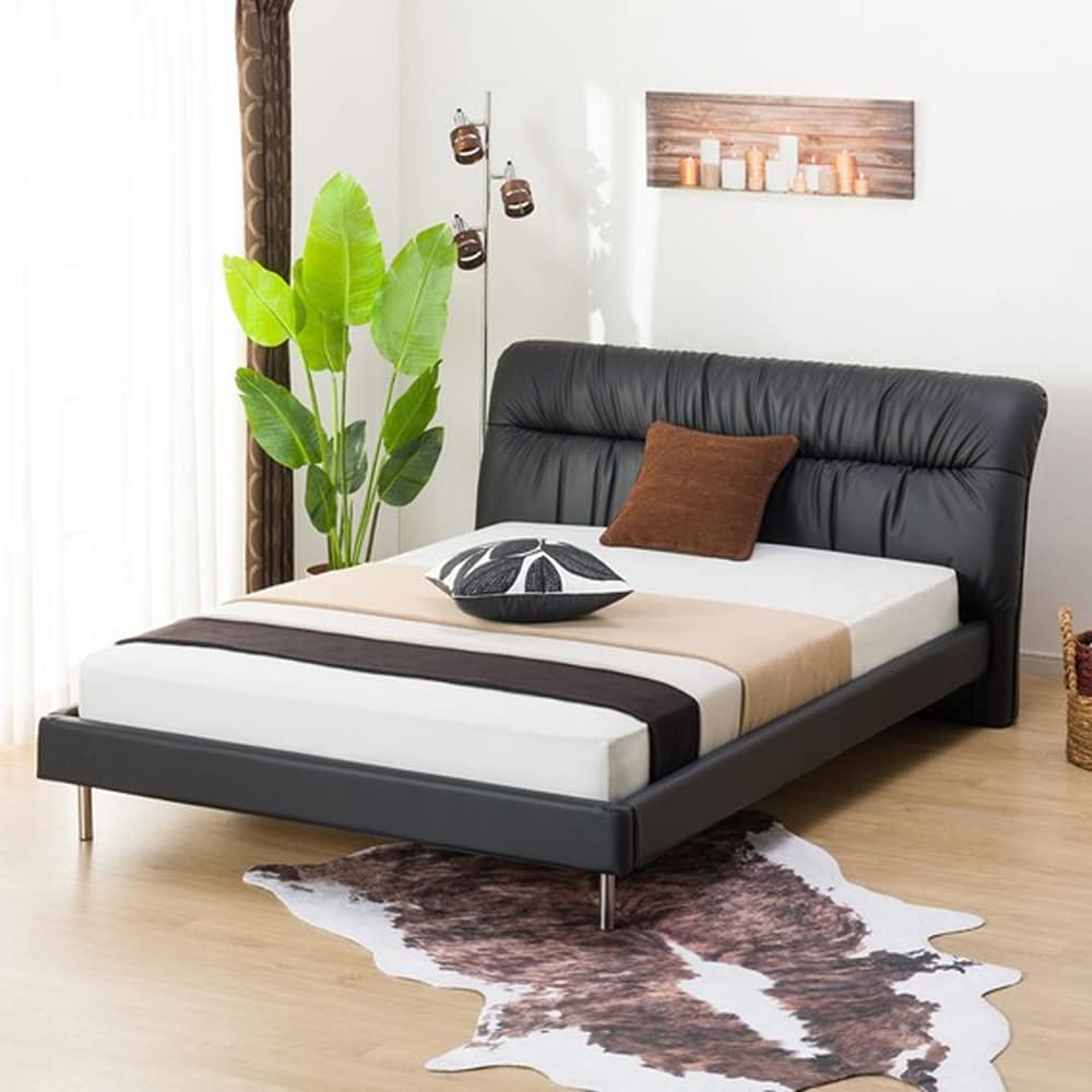 ダブルベット グランツ フッチ ベッドフレーム ダブル 単品 照明 引き出し付