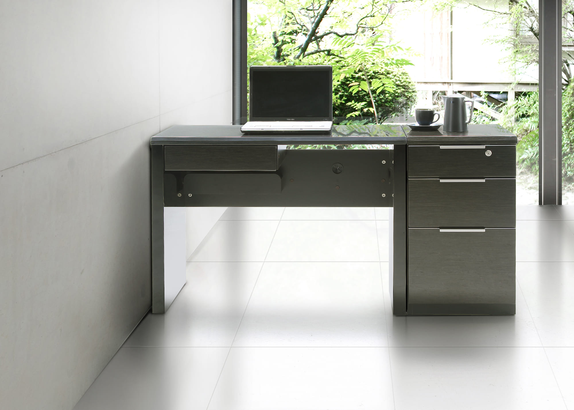 デスク グレイン100×45(WH)(ﾃﾞｽｸ 幅100×奥行45 WH): デスク | 家具