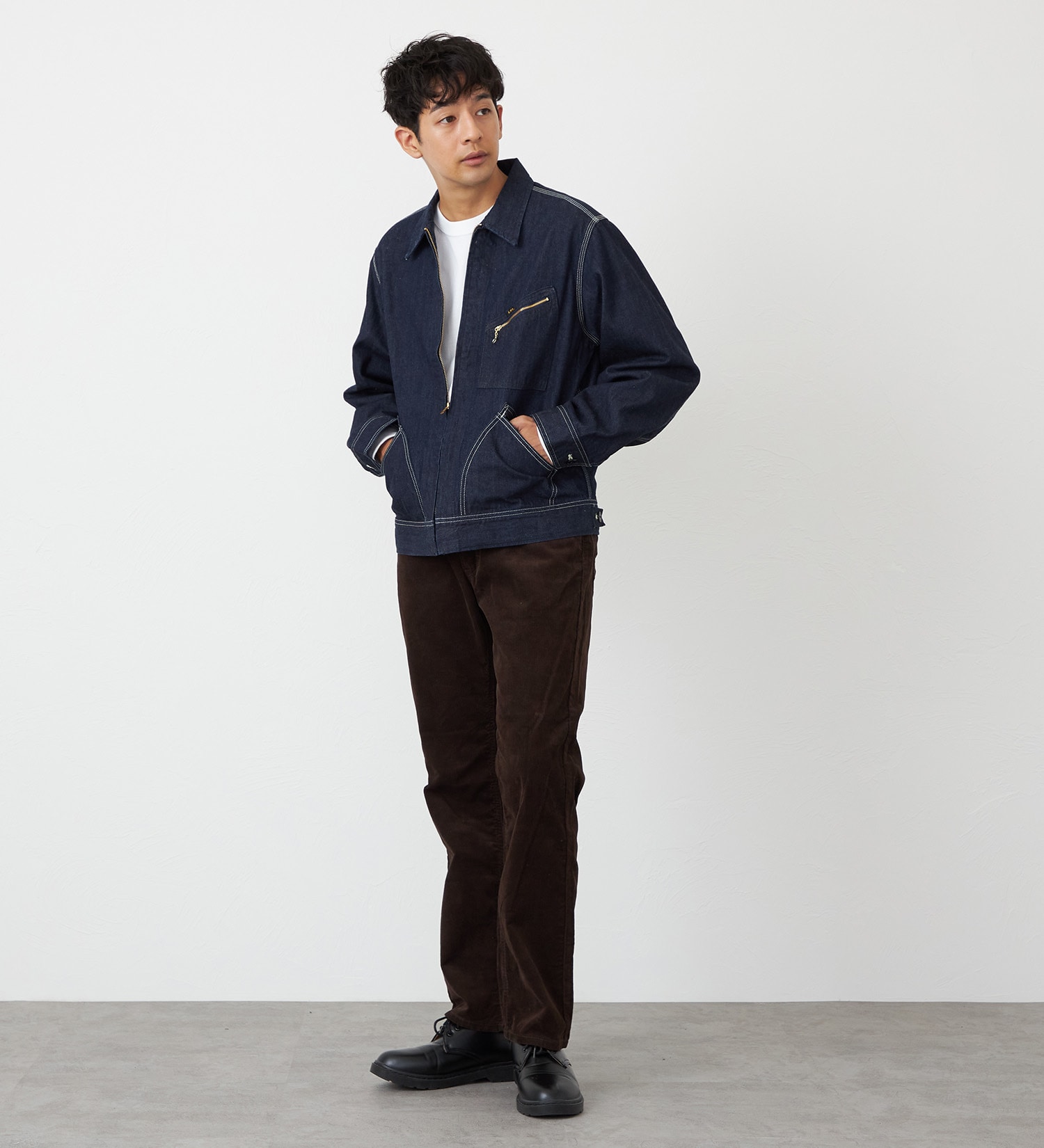 試着対象】91B ZIP-UPブルゾン|Lee|リー