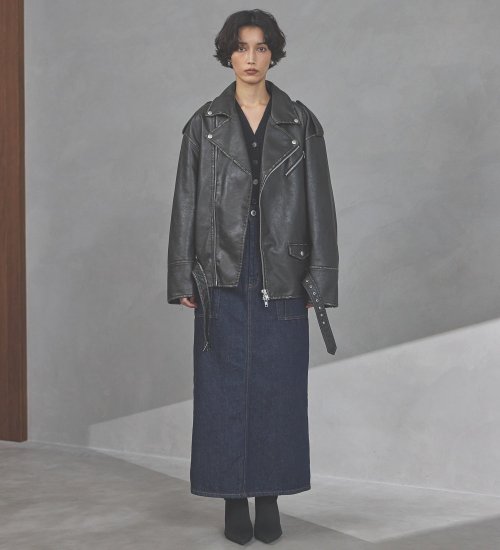 期間限定SALE】atelier SOMETHING BIG POCKET SKIRT/ビッグポケット