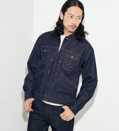 WRANGLER デニムジャケット インディゴブルー Wrangler」 デニム