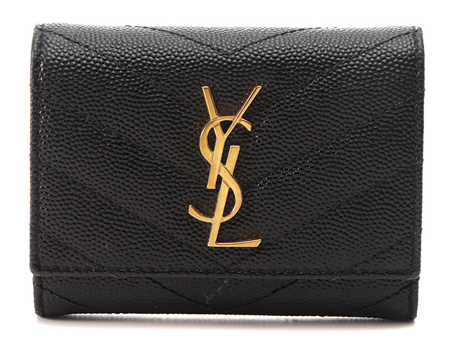 サンローラン/SAINT LAURENT 6連 キーケースYSL ブラック レザー 6連