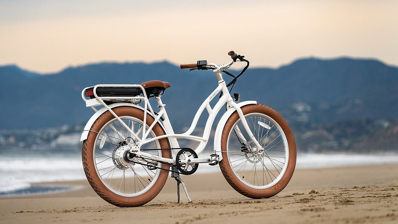 Priority Bicyclesの「E-Coast」は市場で唯一の電動ベルトドライブ