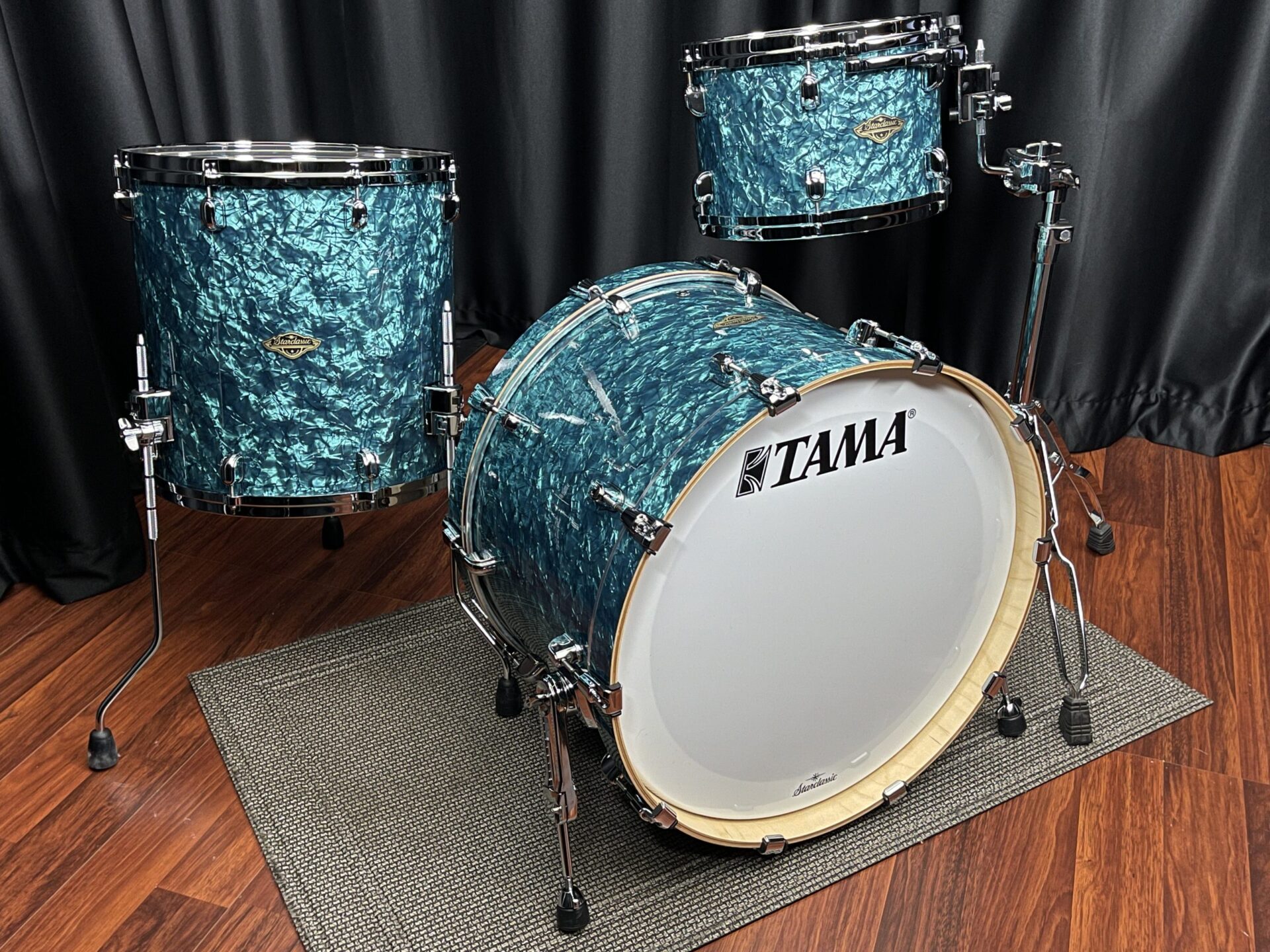 Tama Starclassic Walnut Birch 3pc Set Turquoise Pearl WBR32RZS TQP