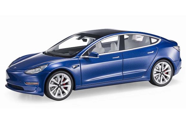 京商 ミニカー | TOPMARQUES 1/18 テスラ モデル 3 ブルー [No.TOPLS074B]