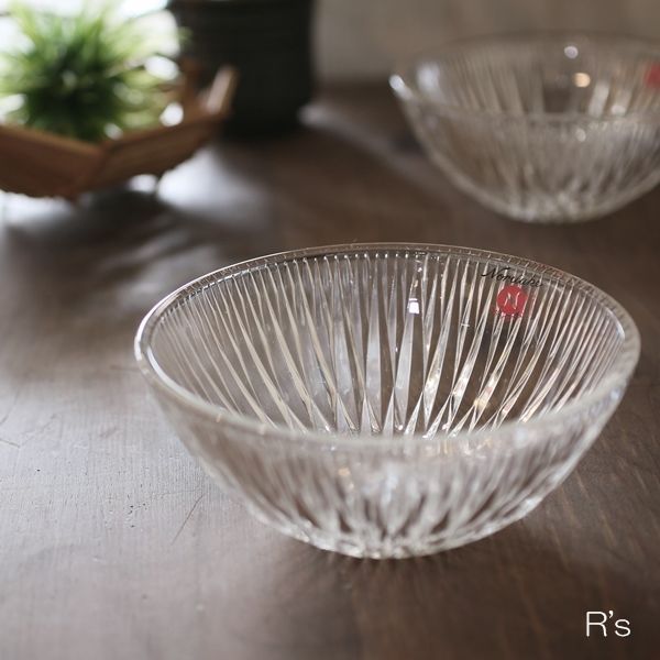 ノリタケクリスタル 銀河 カットガラス サラダボウル/フルーツボウル
