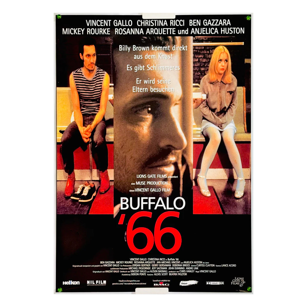 映画『バッファロー'66』 公式 ポスター ドイツ版 | WOWOW百貨店