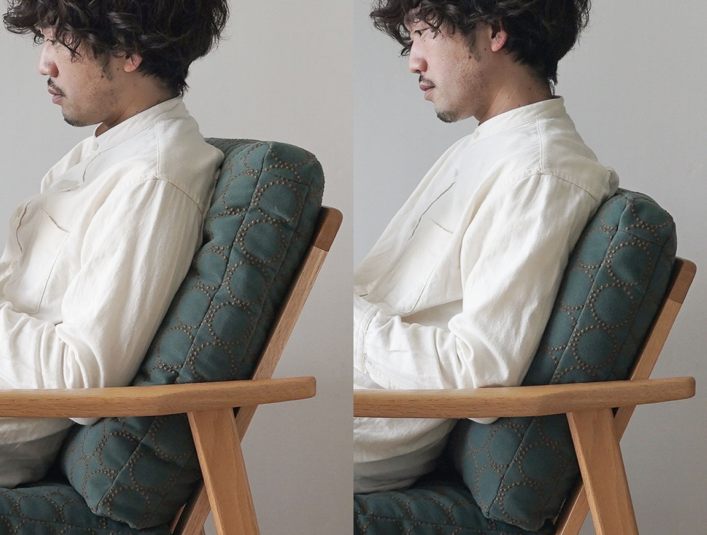 マルニ60 フレームチェア ハイバック 1シーター・両肘 オーク