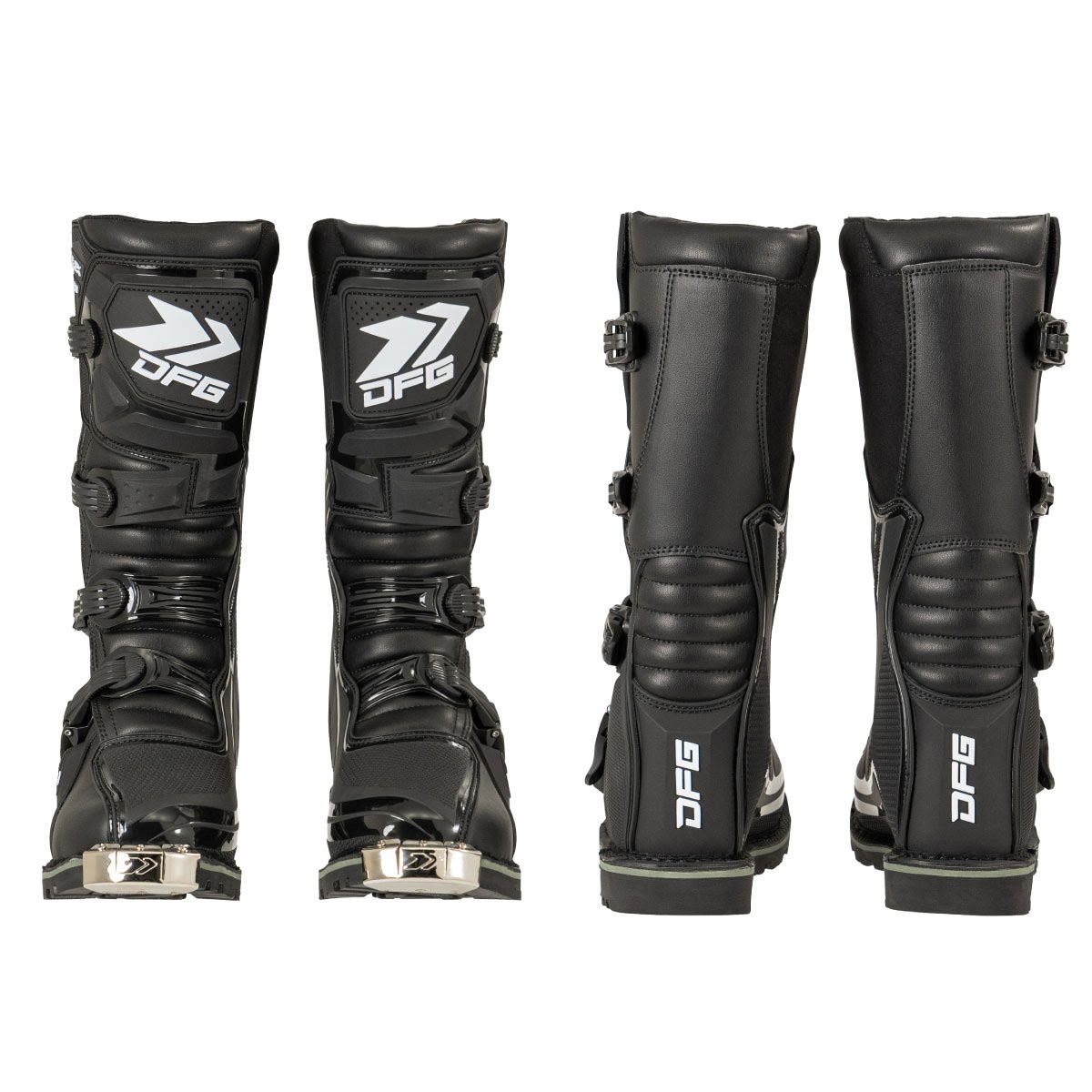 DFG フレックスブーツ2.0 オフロード ブラック| Dirtbikeplus (ダート