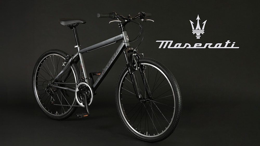 三又の槍のロゴが輝く高級車ブランド「マセラティ」の自転車が登場、気