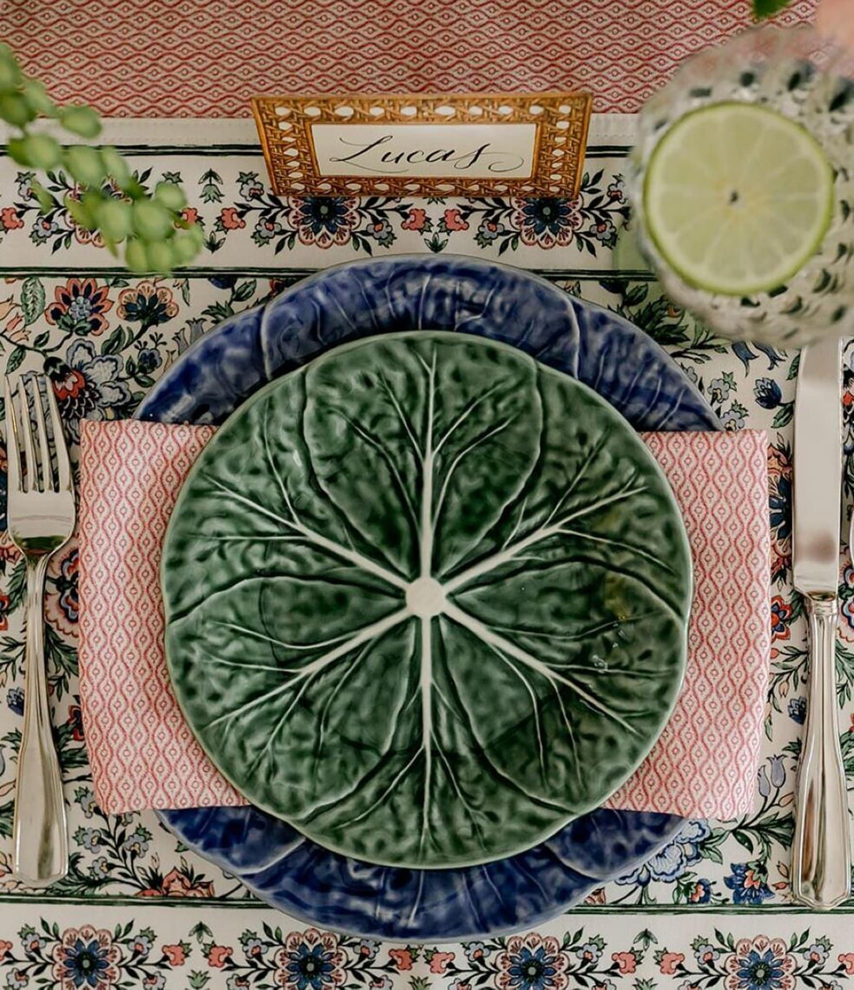 Southern Living Cabbage Dinner Plates, Set of 2 at Hamilton Place