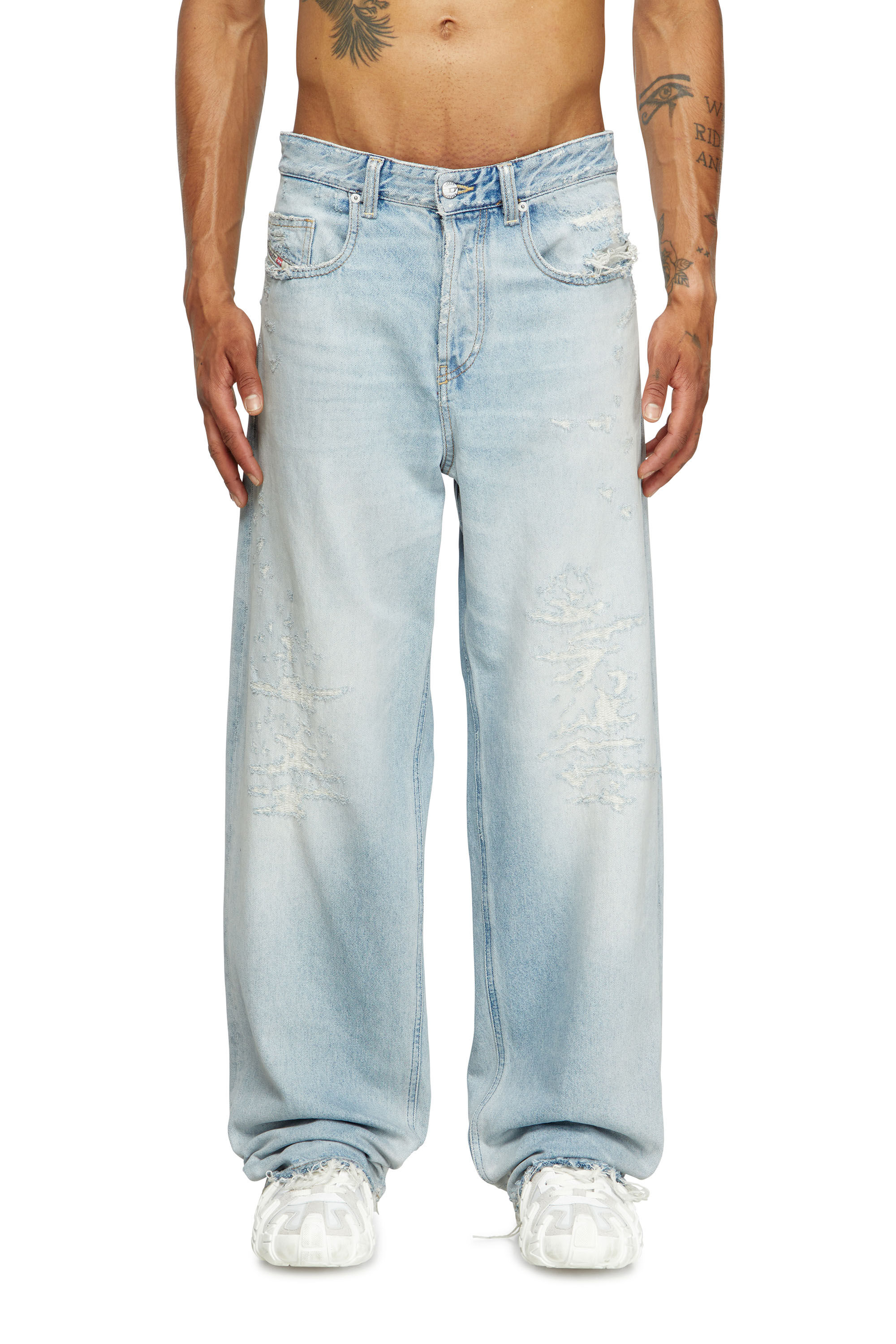 Men's Relaxed Jeans | Light Blue | Diesel 2001 D-Macro