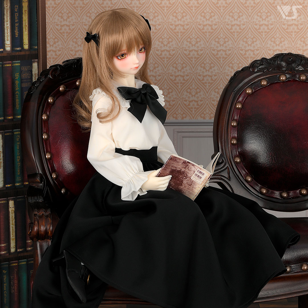 クラシカルフレアスカート（黒） | ボークス公式 ドルフィーオンライン