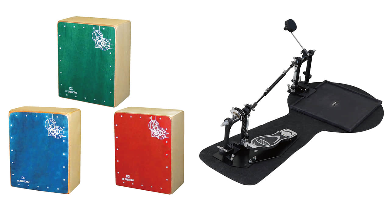 楽器としても高いクオリティを誇るミニ・カホンと“ドラム・ペダル”仕様