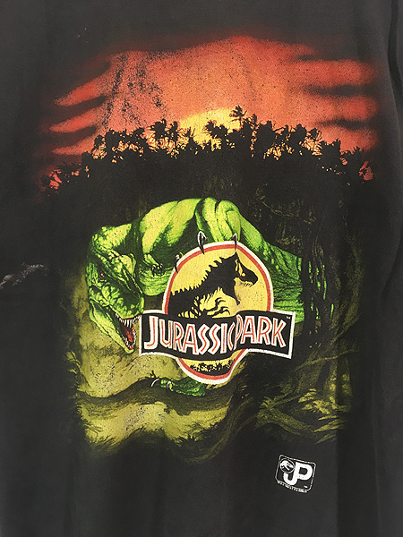 古着 90s USA製 JURASSIC PARK ジュラシックパーク 恐竜 ムービー T