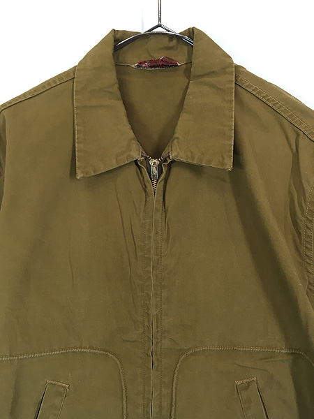 古着 50s Sir Jac 光沢 ポプリン コットン オールド ドリズラー