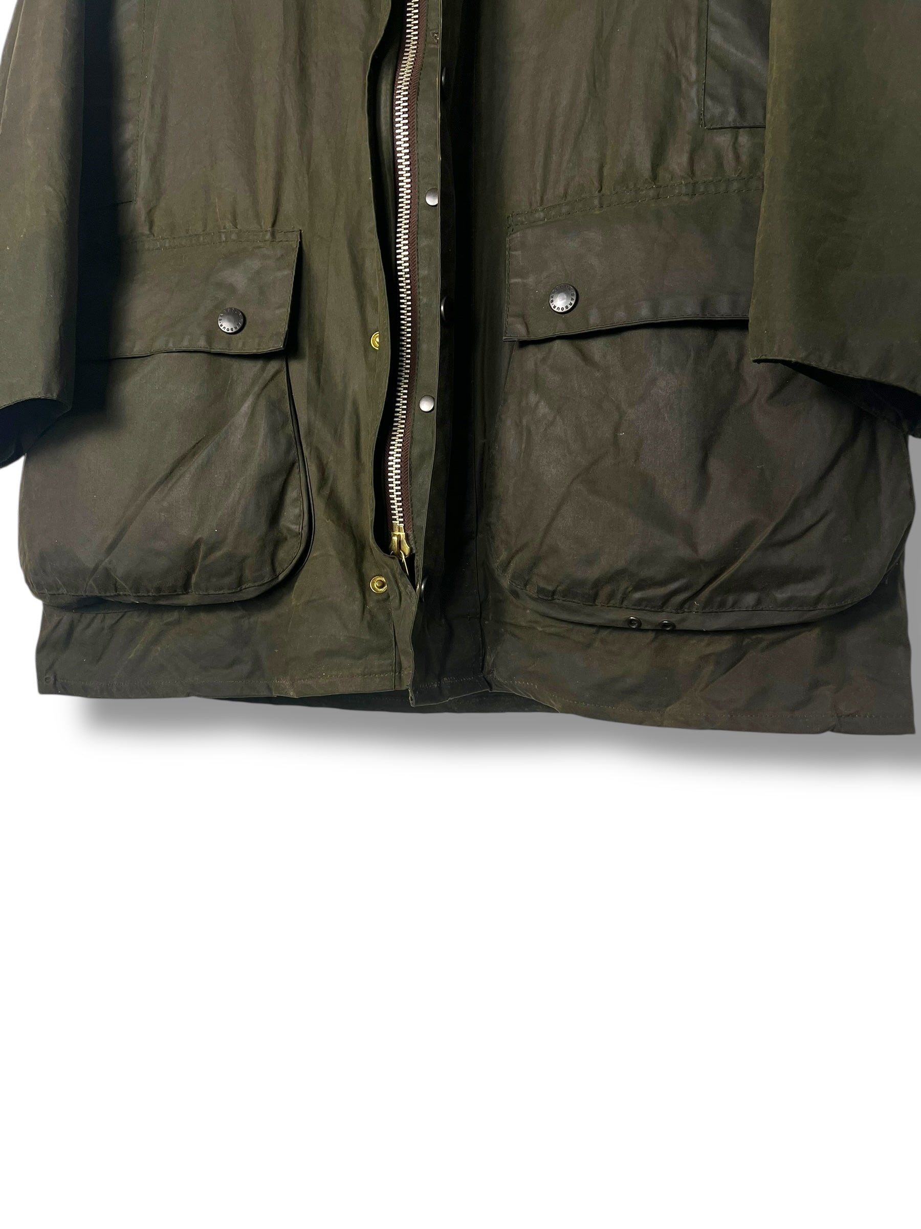 Barbour Border Jacket C40 Vintage Olive – 1994 – Draps Barcelona