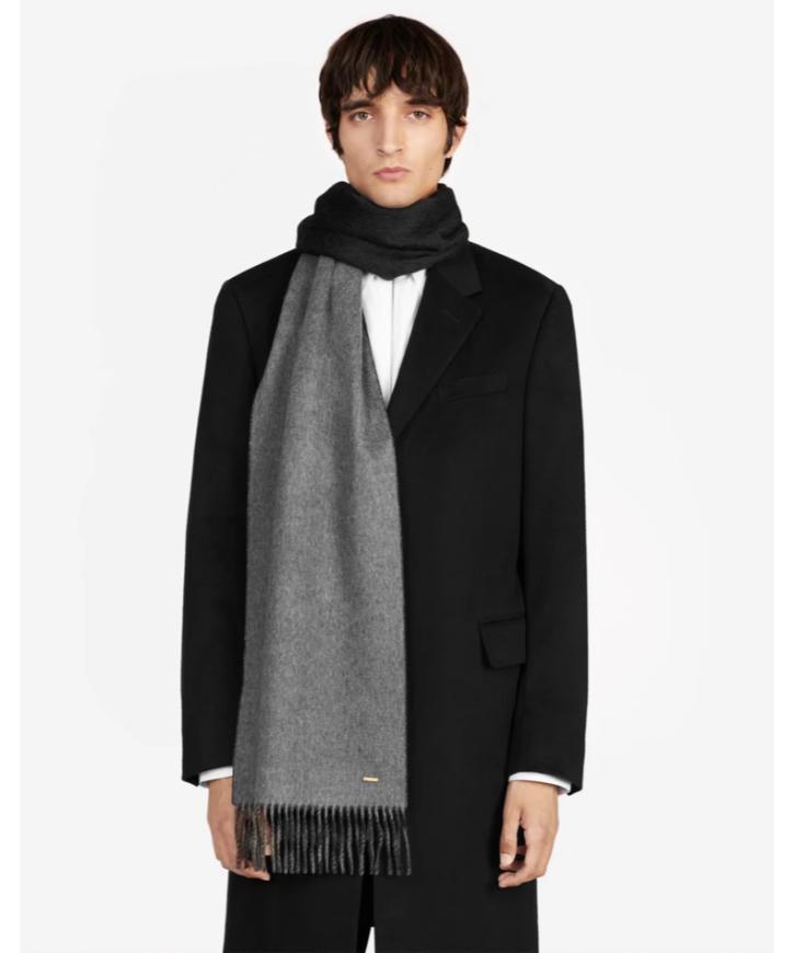 ダンヒル 21AWファッションショー着用 レザーマフラー