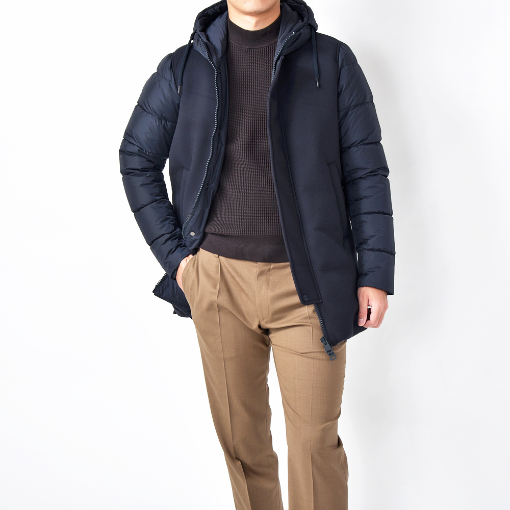 ヘルノもハイブリッドアウター！！HERNO POLAR-TECH DIAGONAL SCUBA