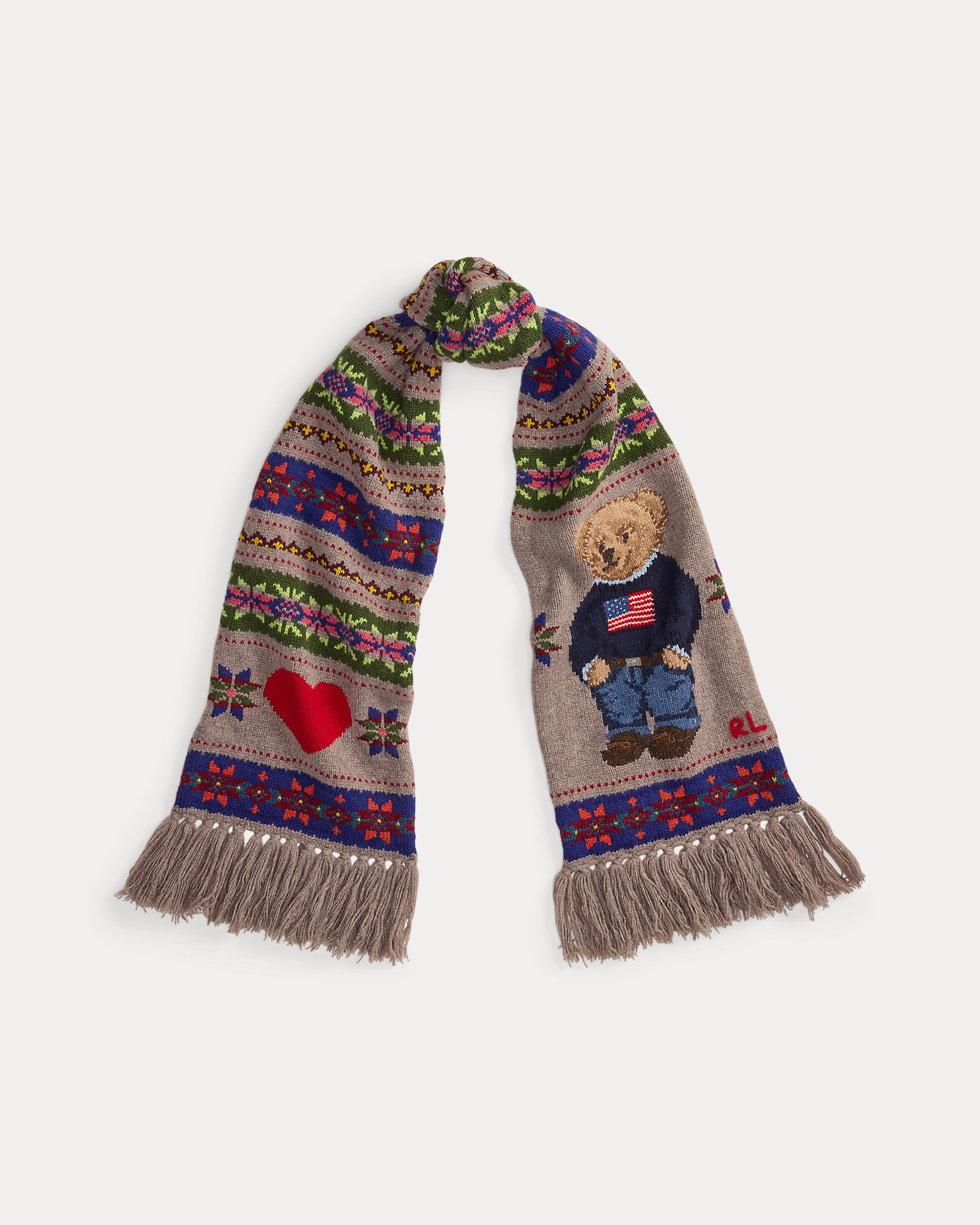 Polo ベア ウールブレンド スカーフ | ラルフ ローレン公式オンライン