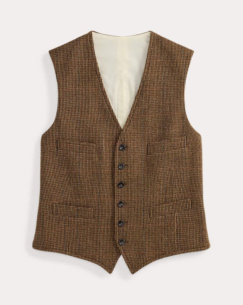 ティックウィーブ ツイード ベスト | ラルフ ローレン公式オンラインストア