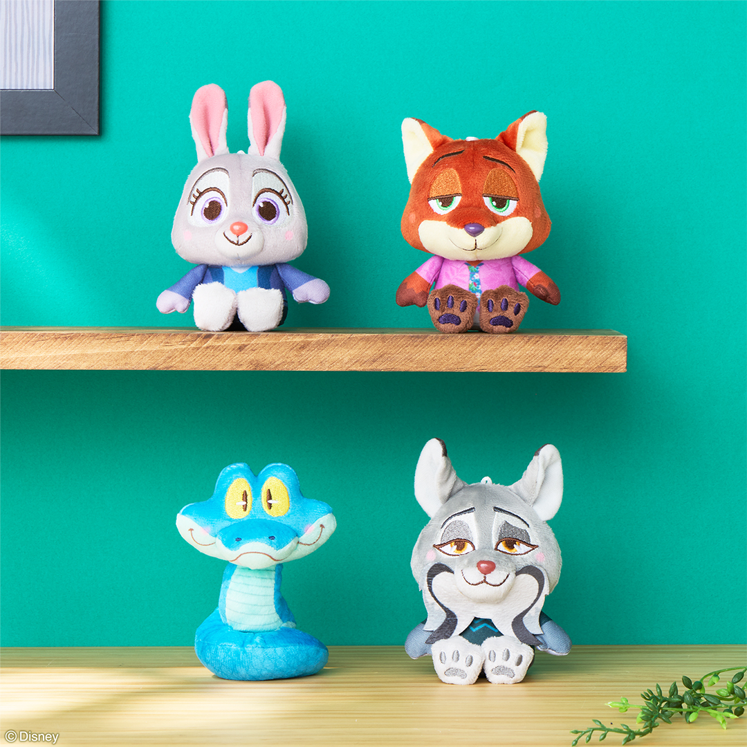 ジュディやニックの”赤いほっぺ”ぬいぐるみ！ディズニー