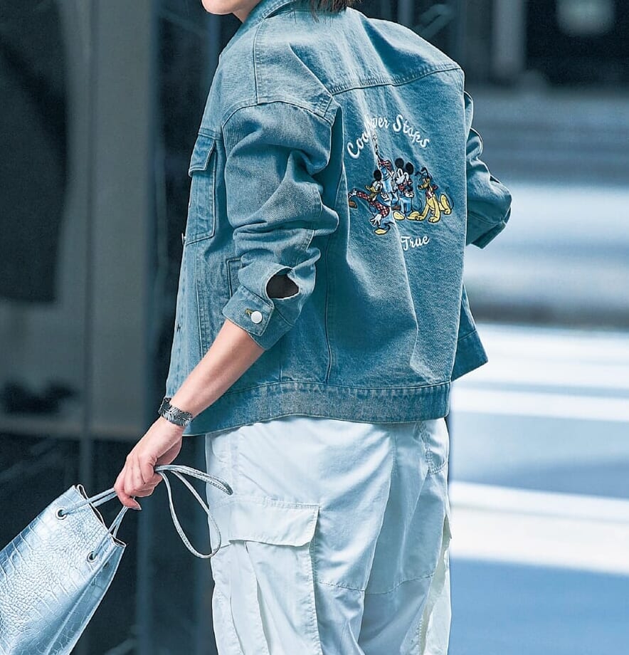 背中にミッキー＆フレンズの刺繍入り！ベルメゾン ディズニー「刺繍