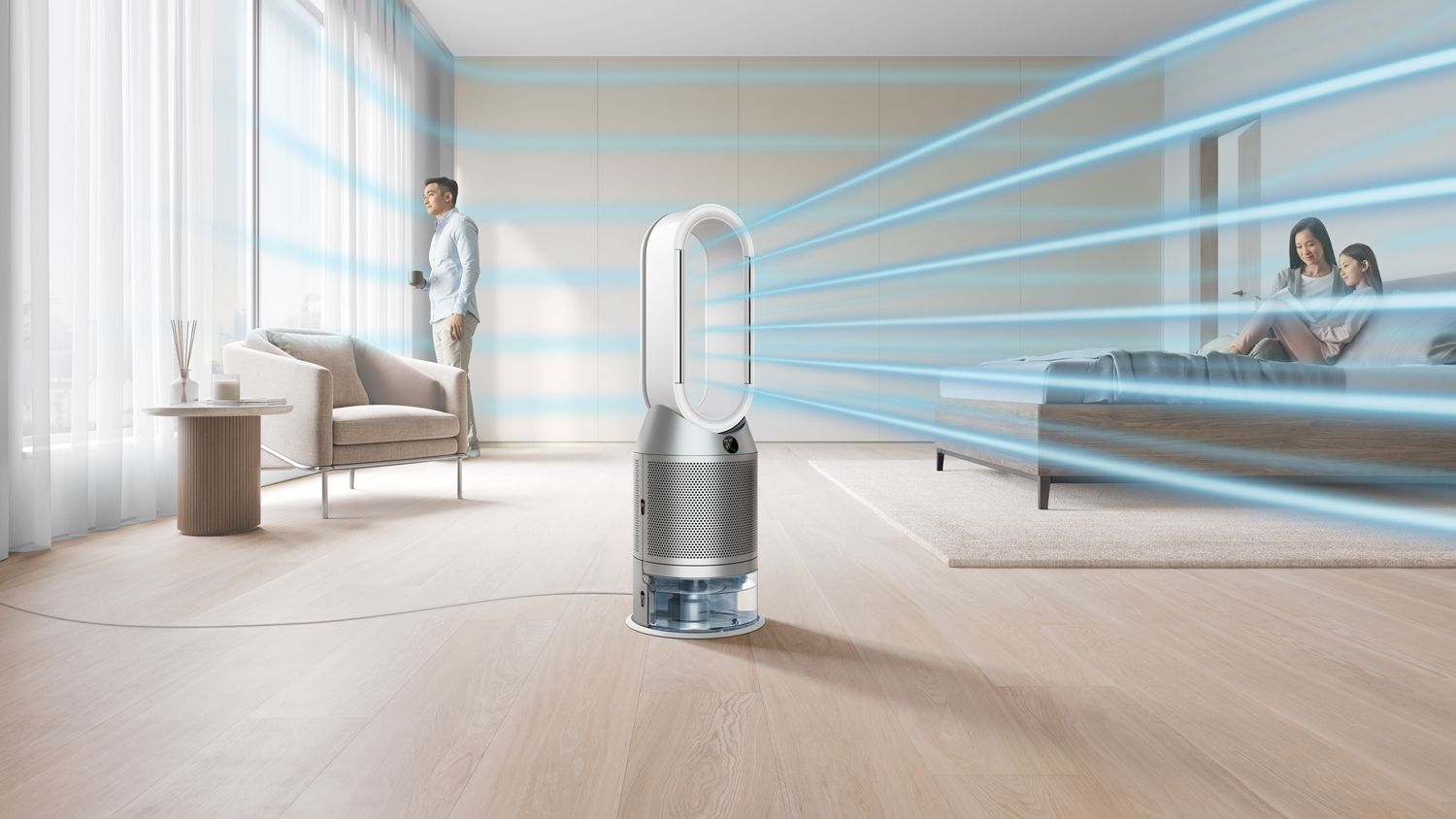 Dyson Purifier Humidify+Cool 加湿空気清浄機 ホワイト／シルバー