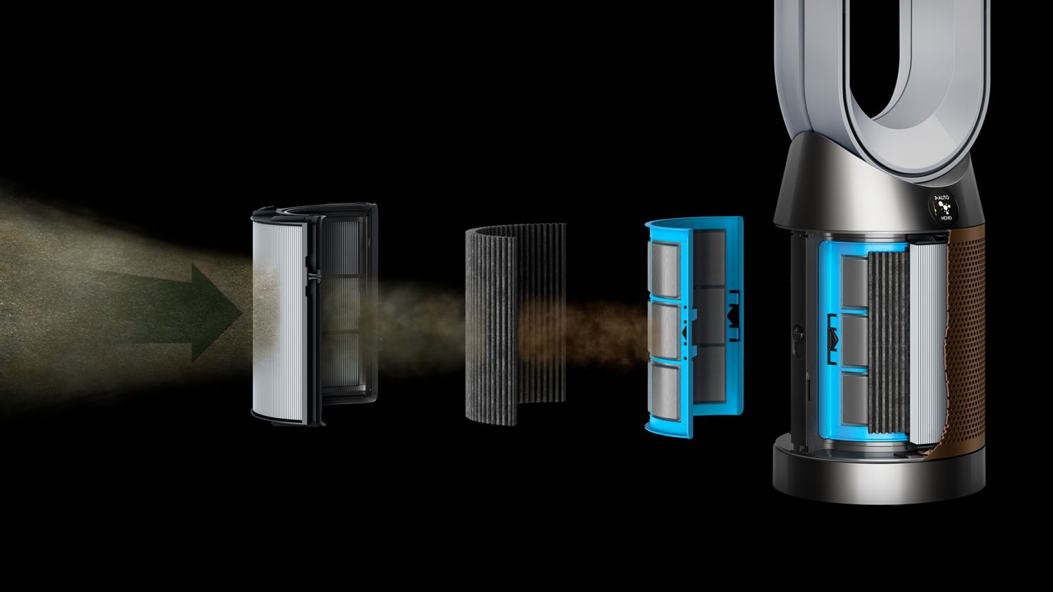 Dyson Purifier Cool Formaldehyde™ 空気清浄ファン ニッケル