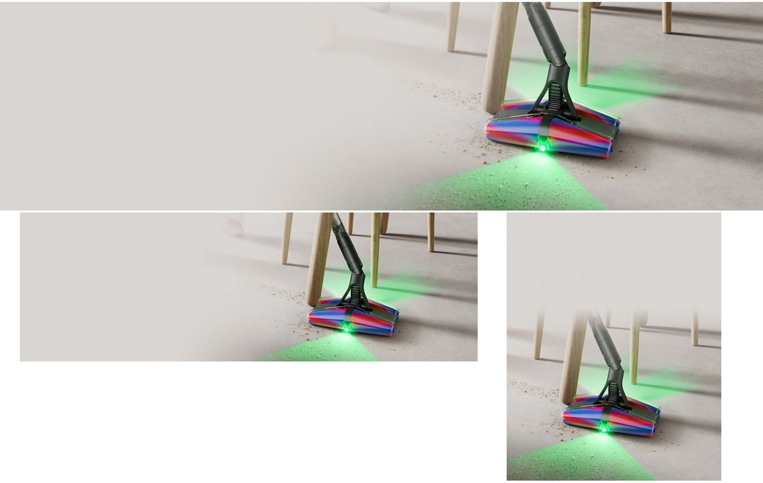 Dyson PencilVac Fluffycones™ vacuum cleaner: world's slimmest