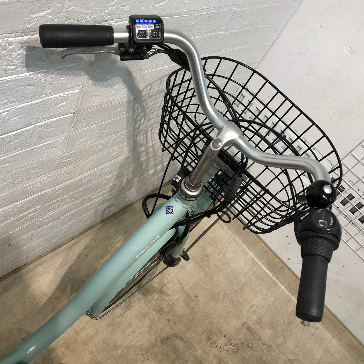 中古電動自転車 ブリヂストン フロンティア ロング 26インチ ミント