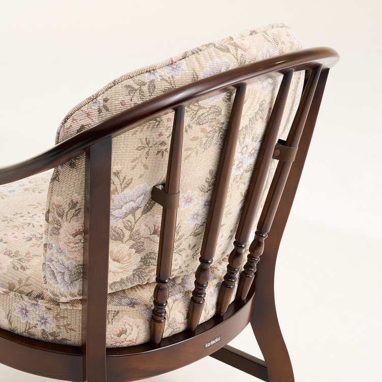 肘掛チェア(キャスター付) WC0371 マリーローズベージュ 通販 | 【公式