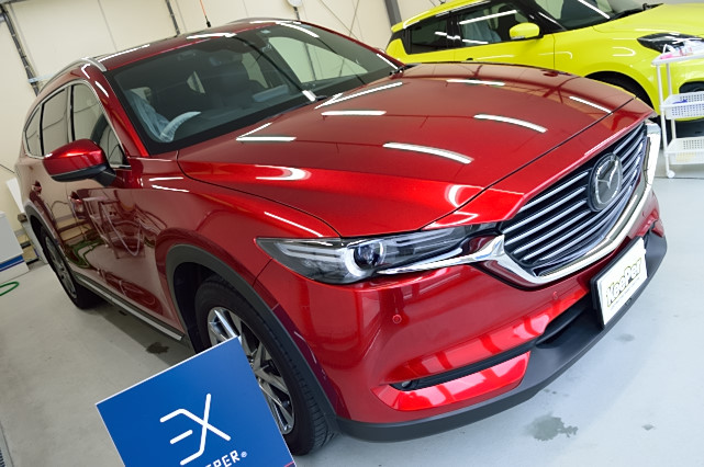 2年後のメンテナンスでも凄いツヤEXキーパー施工のCX-8 - カー
