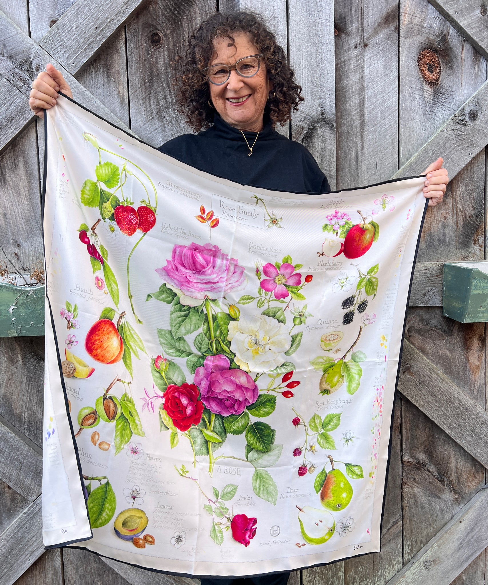 Limited-Edition Silk Scarf by Wendy Hollender | Echo100