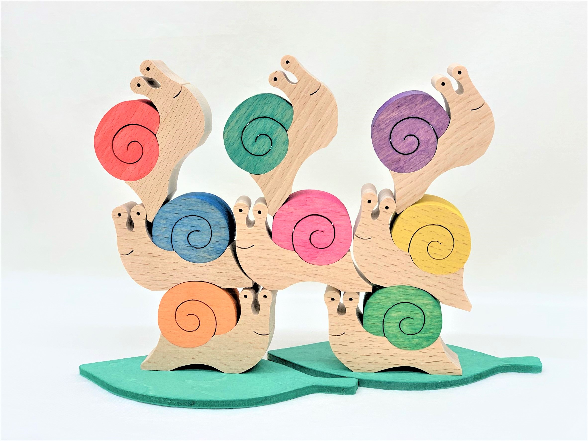 かたつむりくん8匹セット（カラー） | ときなるオンラインショップ