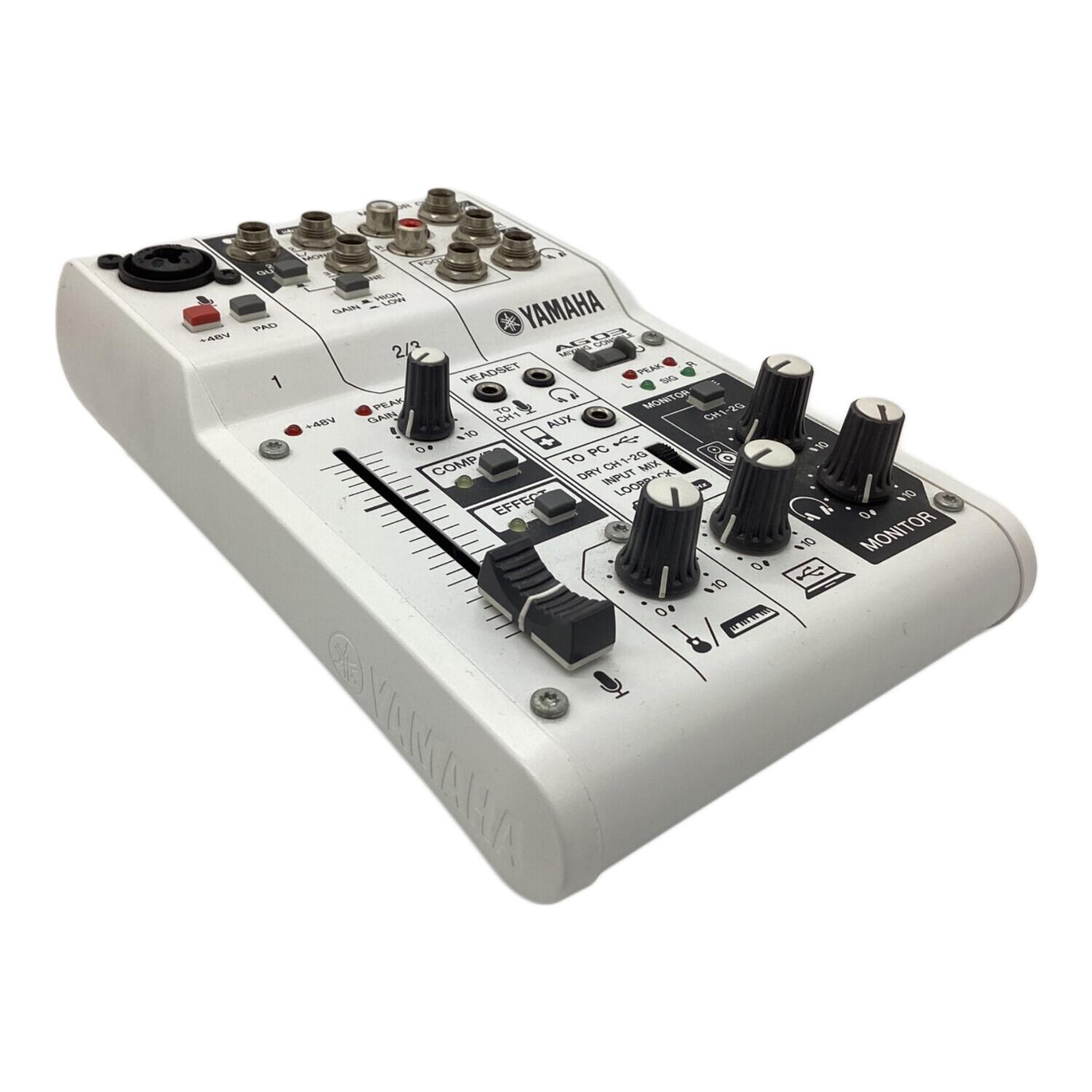 YAMAHA AG03】ライブストリーミングミキサー【美品】 YAMAHA (ヤマハ